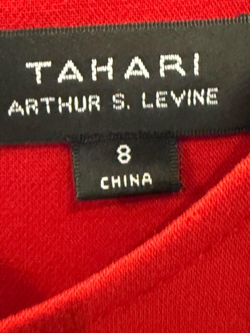 Tahari ASL Scarlet Red Short Sleeve Sheath Mini Dress Size 8 - Picture 6 of 7